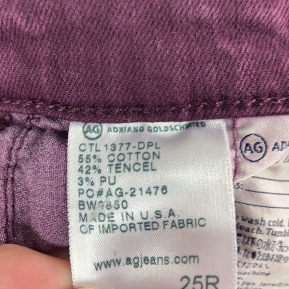 Ag Stevie Slim Straight Ankle Jeans size 25 - Picture 3 of 10